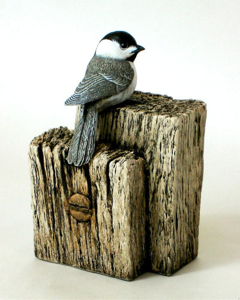 Black-capped Chickadee Post and Beam