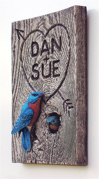 Eastern Bluebird Pair Personalized