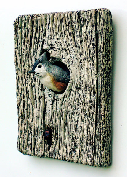 Tufted Titmouse Sculpture