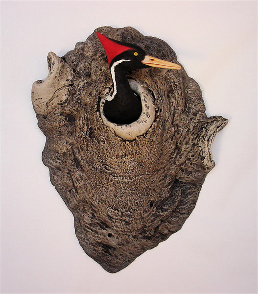 Ivory-billed Woodpecker Sculpture