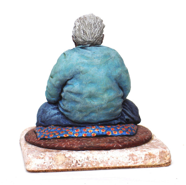 Joe Lunchbucket Meditation Sculpture Back