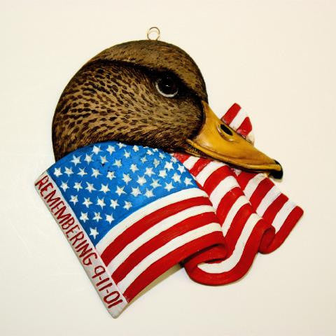 American Black Duck Christmas Tree Ornament