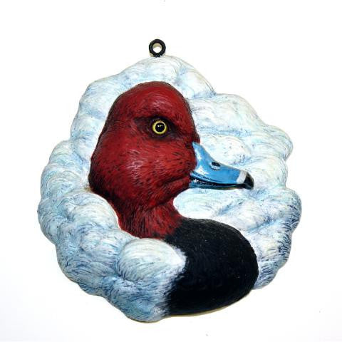 Redhead Duck Christmas Tree Ornament